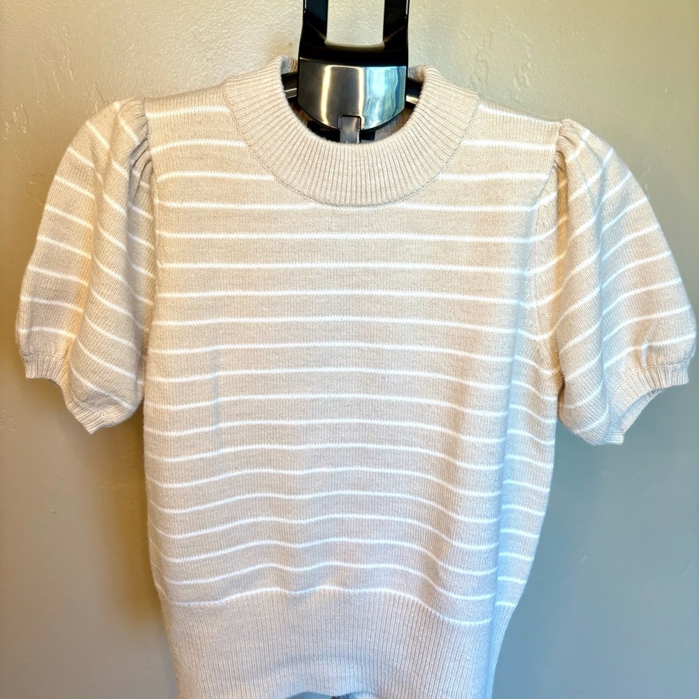 French Connection Cream Knit Sweater